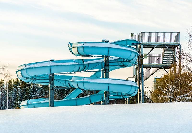 Winter Waterpark Maintenance